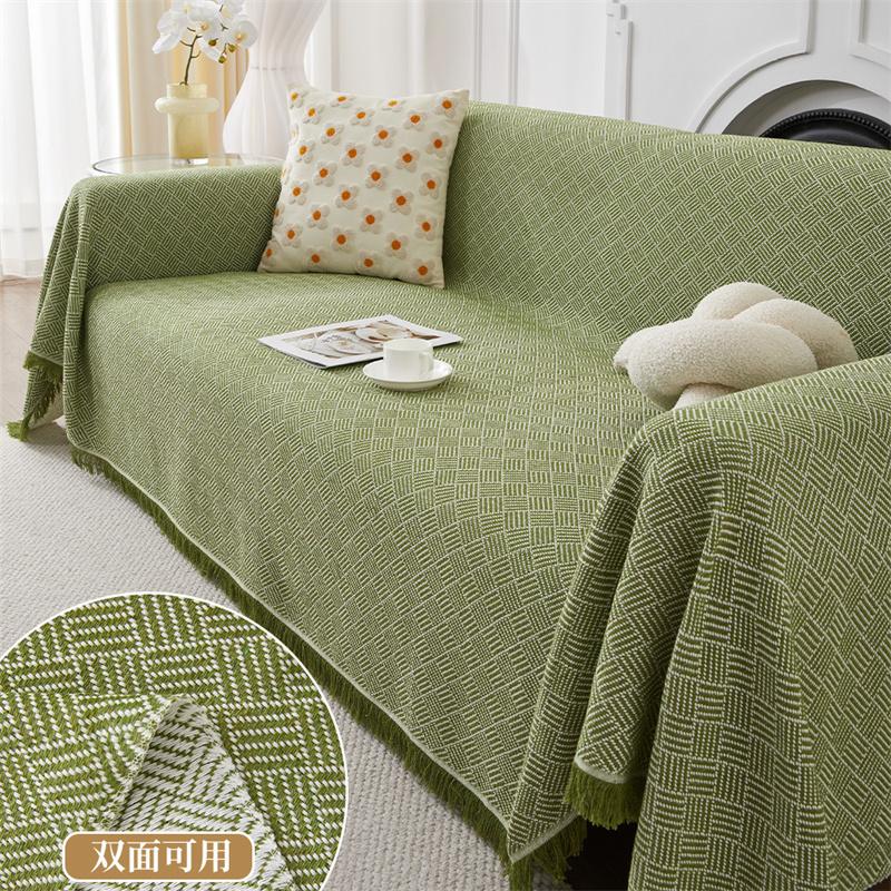 Thick Chenille Sofa Fabric Per Meter for Upholstery Tablecloth Pillowcase Pet Bed Bag Diy Sewing Cloth Wearable Soft Beige Green