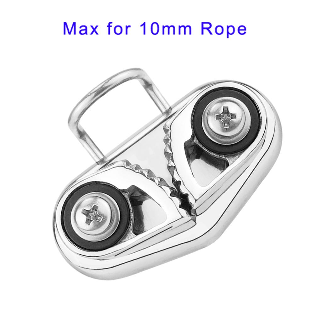 Stainless Steel Boat Cam Cleat Anti-slip Strong Bearing Capacity Quick Release Cleats Fishing Boats Kayak Sailing Accessories