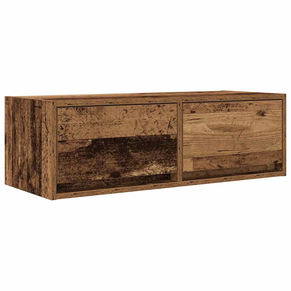 TV Cabinets 2 pcs Rustic Wood Look 80 x 31 x 25.5 cm Engineered Wood