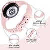 20 22mm Watch Strap for Samsung Galaxy Watch 6/5/4 40 44/Watch 5 Pro 45/Watch 6/4 Classic 43 47mm Soft Slim Silicone Band Correa