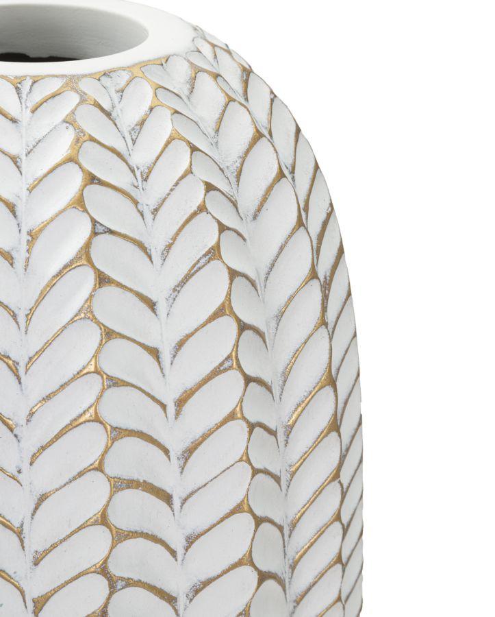 Vase Resin Blatt cm Ø 18,5X46