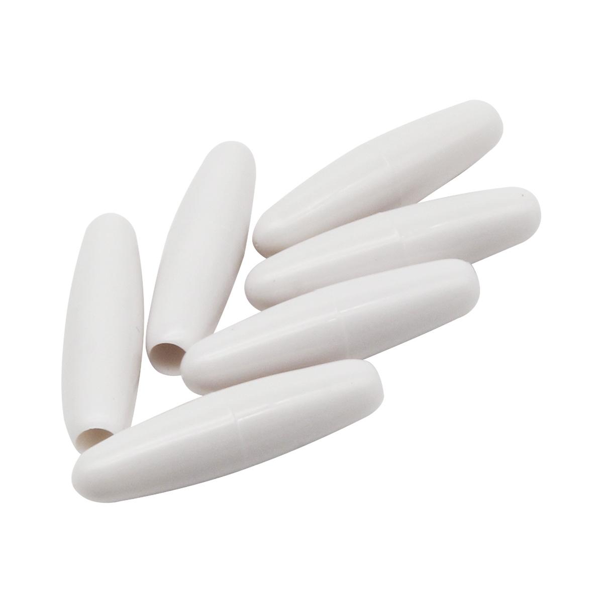 FLEOR 6pcs Plastic Electric Guitar Whammy Bar Caps Tremolo Arm Tips Knobs 5mm Black/White/Cream