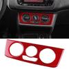 Per Seat Ibiza 6j 2009 2010 2011 2012 2013 2014 Vera Adesivo Controllo LHD Cornice in Fibra Rivestimento AC Morbido Pannello Centrale RHD Carbonio B3R4