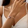 Bohemian Blue Starfish Shell Beaded Bracelet For Women Summer Adjustable Charm Friendship Jewelry
