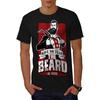 NOTEE Men's The Beard Is Here Mens Have Graphic Design Printed Tee T-Shirts Black