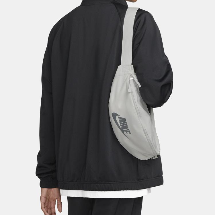 New Nike Fabric Travel Bag Crossbody Sling Bag Fanny Pack Regular Unisex Gray DB0490-025