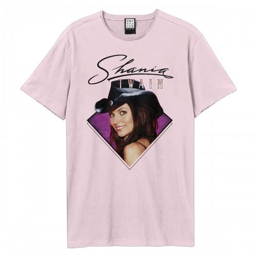 Amplified Unisex Adult Face Shania Twain T-Shirt