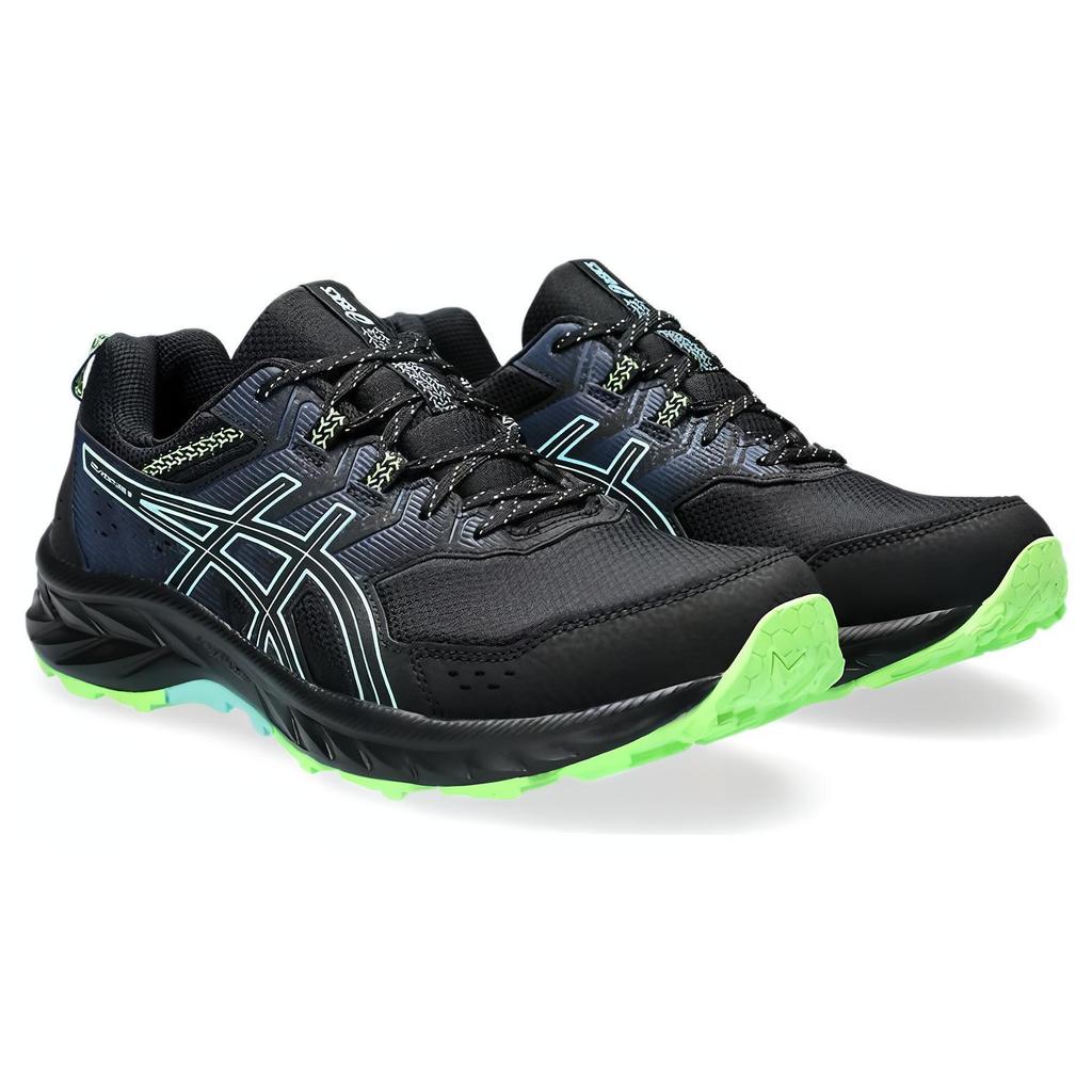 New Asics Gel Venture 9 Black Illuminate Mint 1011B486-008