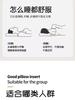 Yongyouwan Cute Children Adult Students Shaped Neck Protection Low lying Flat Duck Pillow Pillow Core 3D Partition Design Neck Protection