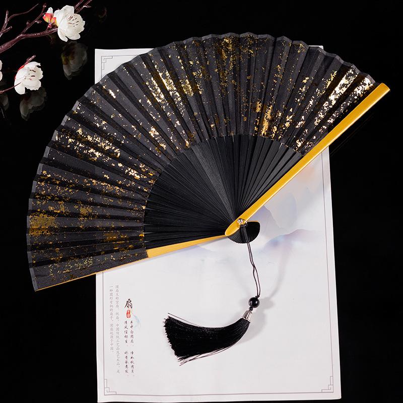 Gradient Cheongsam Style Hanfu Dance Folding Fan