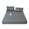Waterproof Solid Color Fitted Mattress Protector Cover