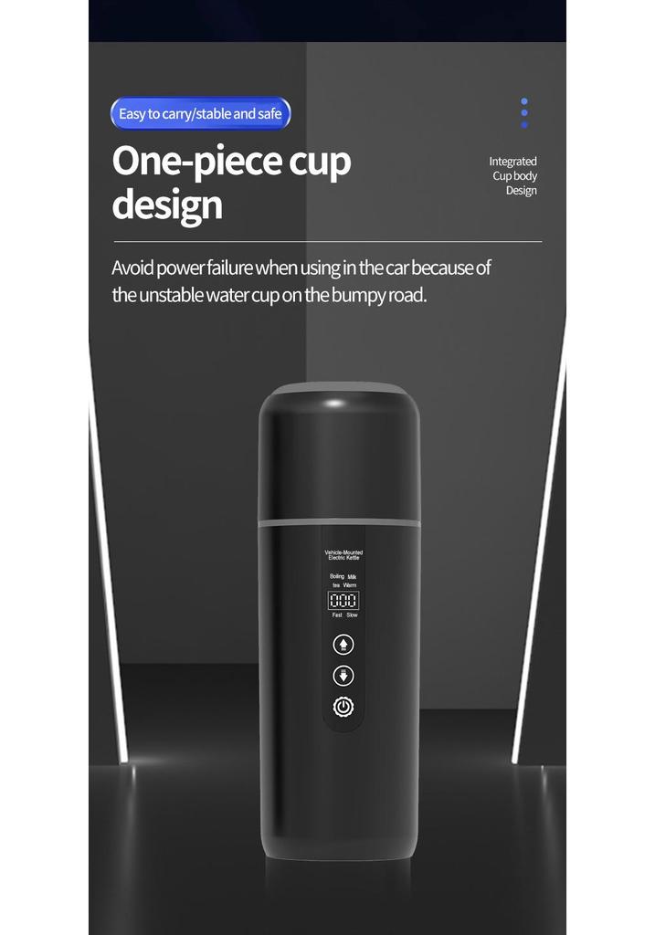 Universal 12V/24V Portable Multi-Functional Electric Heated Car Water Cup