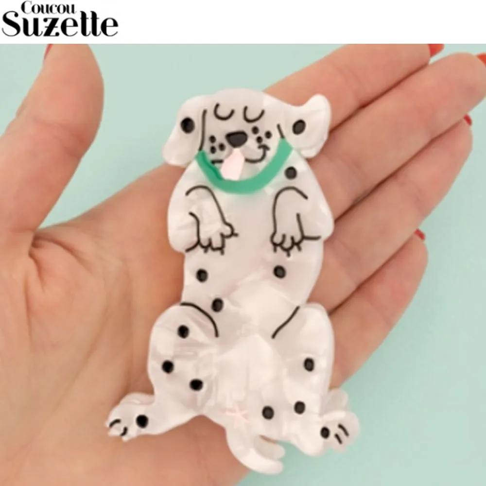 COUCOU SUZETTE puppy hairpin hair clip claw clip Dalmatian