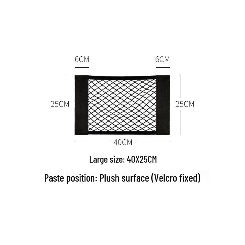 Car Velcro Trunk Storage Net Pocket