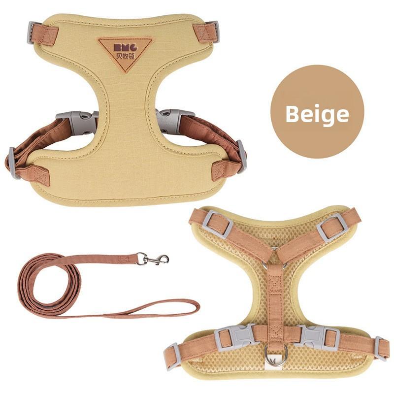 1pc Cat Leash, Vest Type Chest Strap, Adjustable Anti-break and Anti-get Lost Collar, Dog Leash, Pet Leash