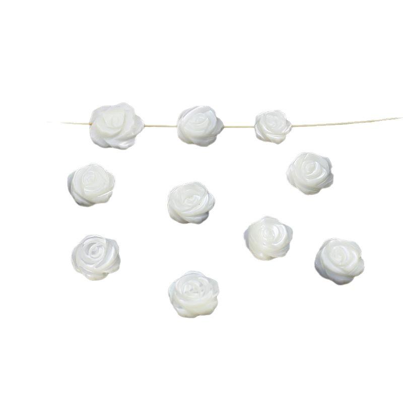 3D růžová podkova mušle přívěsek pro DIY šperky - náramky, náušnice, náhrdelníky