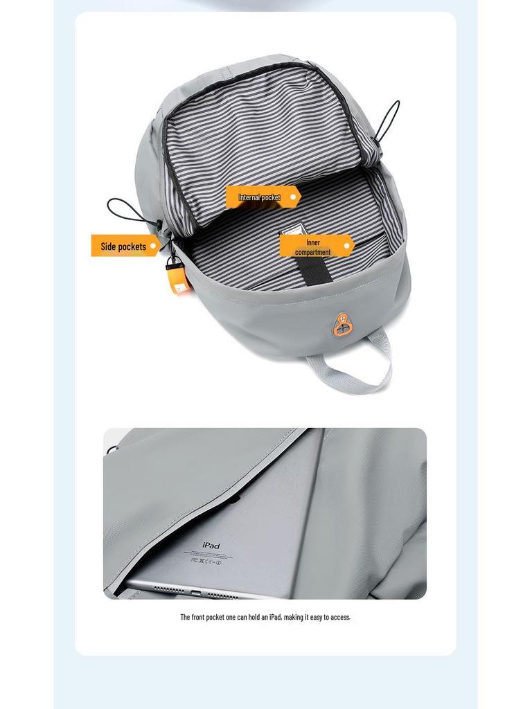Men's Waterproof High-Capacity Business Backpack - Stylish for Students & Professionals