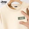 JEEP SPIRIT Men's Crew Neck Star Logo Sweatshirt