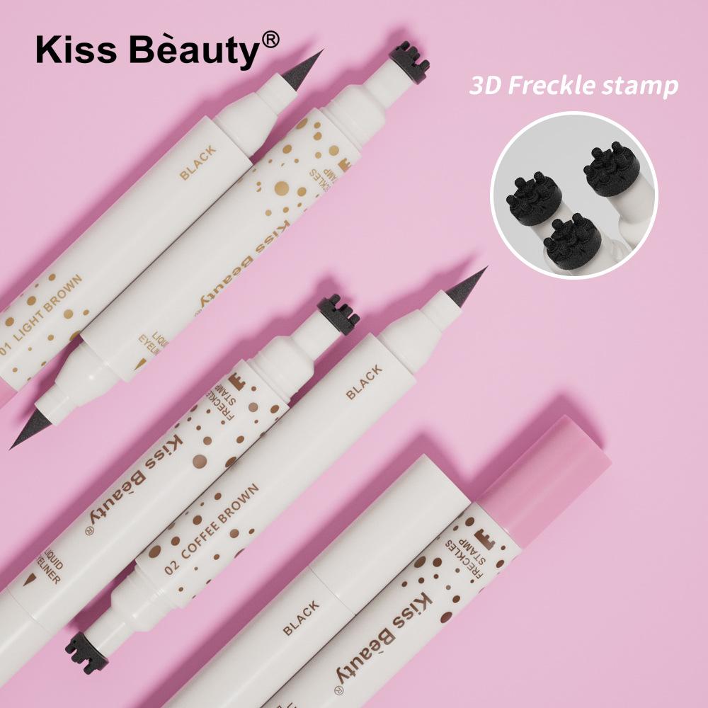 Kissbeauty's neuer wasserfester natürlicher Simulations- Sommersprossen-Eyeliner schweißfester schnelltrocknender Make-up