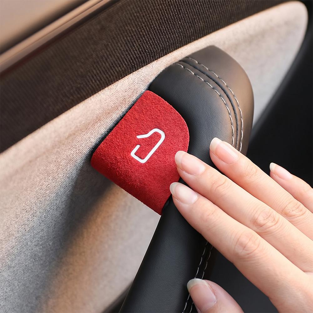 For Tesla Model 3 Y YL Highland Juniper Car Interior Door Switch Button Trim Sticker Door Handle Protector Wrap Cover Accessorie Interior Mirrors 6