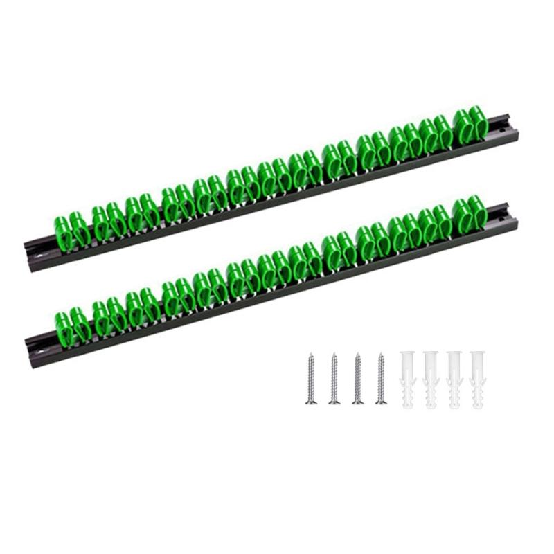 Convenient Repair Tool Display Shelf Practical Screwdriver Wrench Display Organizer Rail Rack for Garage Workshops