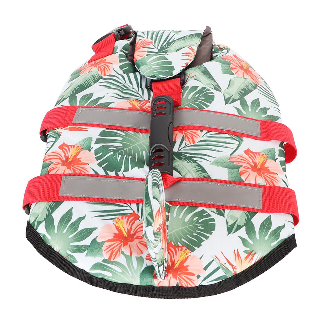 Hunde-redningsvest Hawaiisk stil Refleksstripe Borrelåsdesign Overlegen oppdrift Kjæledyrsliv