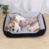 Rutschfestes, waschbares Haustier-Knochenbett für kleine, mittlere und große Hunde, Winter warm, Welpen-, Hundekissen, Bulldoggen-Sofa-Matte, Hundebett