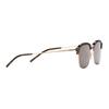 Gucci Temple Letter Logo Rectangular Sunglasses Unisex Couple Brown