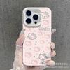 Full screen KT cat applies to Apple 15 colored silver iPhone14Pro creative 11promax matte 16 protective case 17