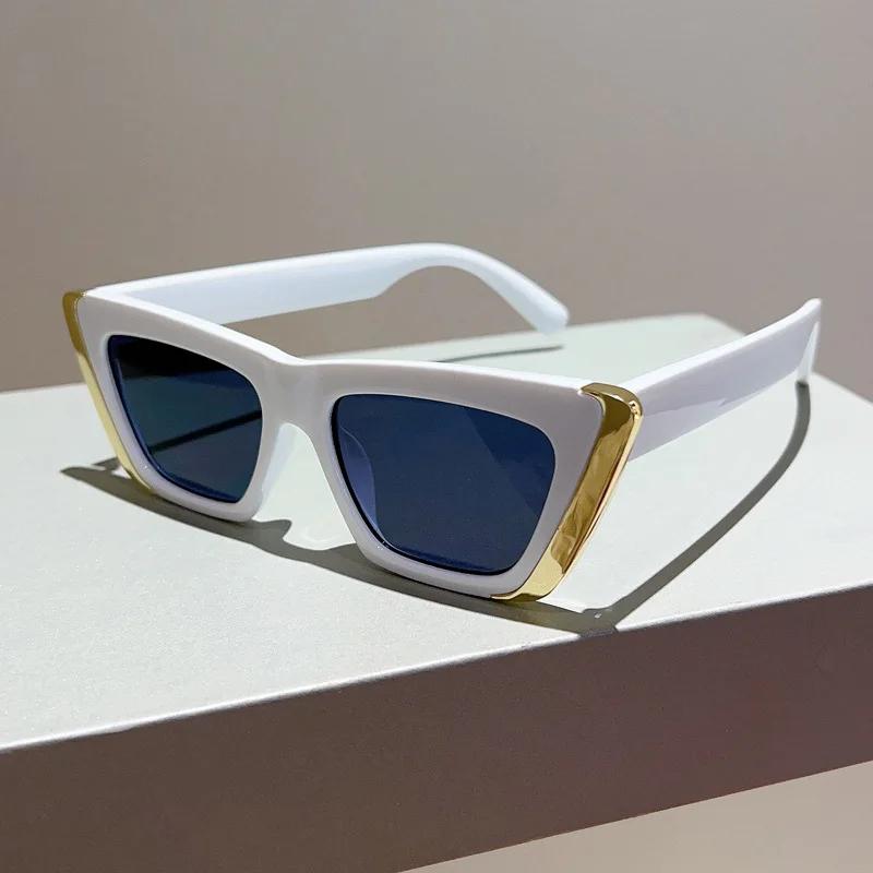 Classic Square Sunglasses Women For Men Fashion Vintage Trending Sun Glasses Punk Luxury Brand Designer Cat Eye Shades UV400