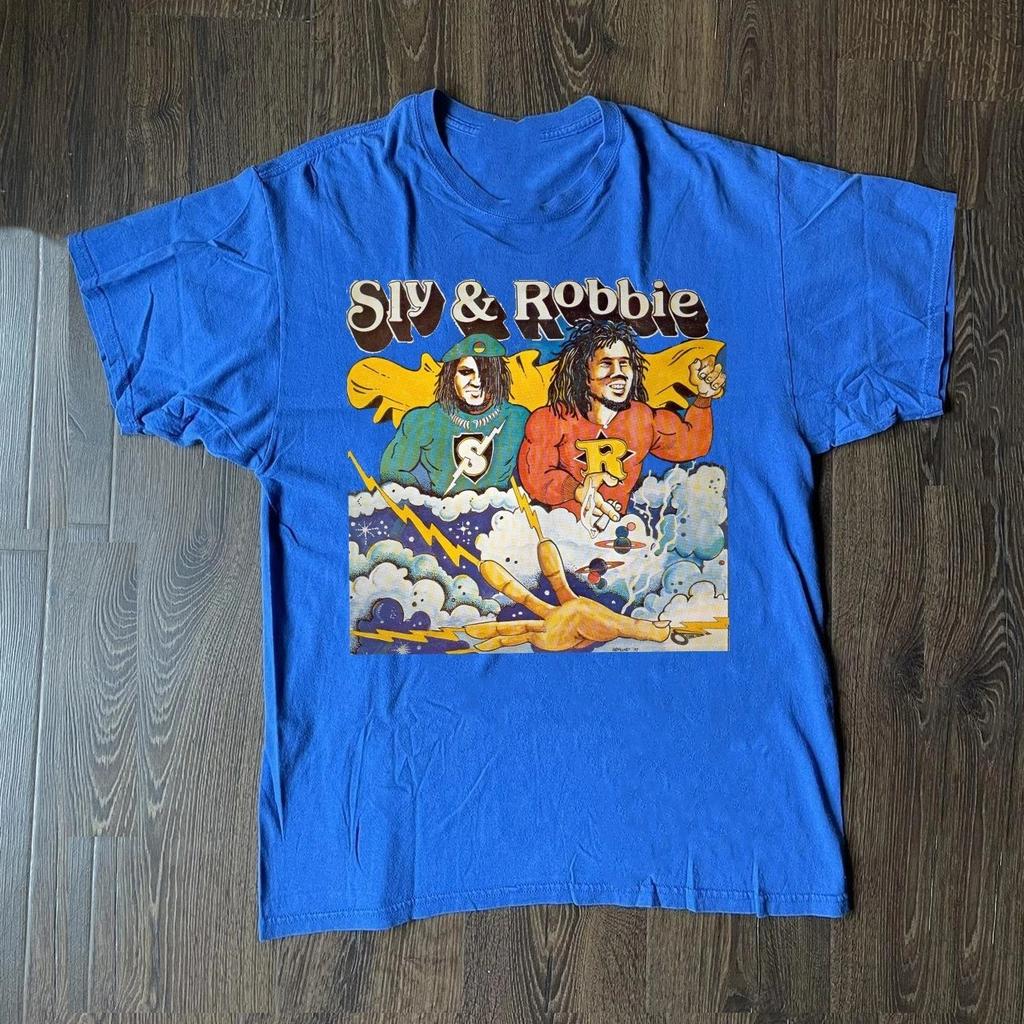 VTG Sly Robbie – Disco Dub Album Royal Blue S to 5XL Shirt SN572