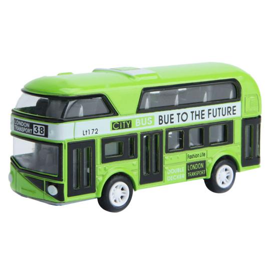 Simulation Alloy Car Model Mini Pull Back Bus Kids Children Educational Toy