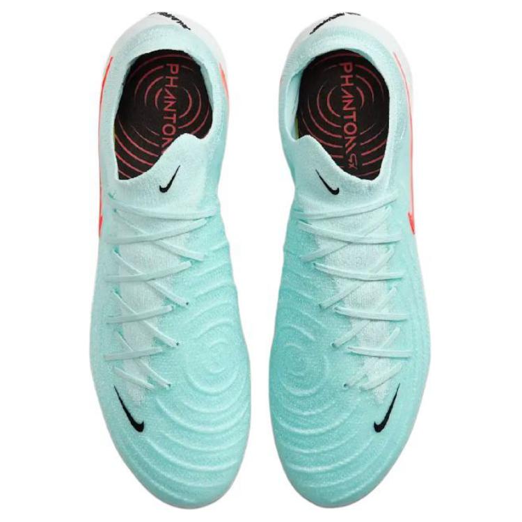 Nike Phantom GX 2 Elite AG Campo Artificial Antiderrapante Resistente ao Desgaste Chuteiras de Futebol Masculinas Verde Vermelho FJ2554-300