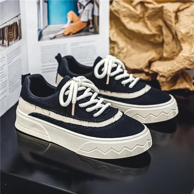 Fashion Men's Casual Shoes Luxury Handmade Sneakers for Men Sport Comfort Designer Shoes Tennis Skateboard Shoes Zapatillas De Deporte