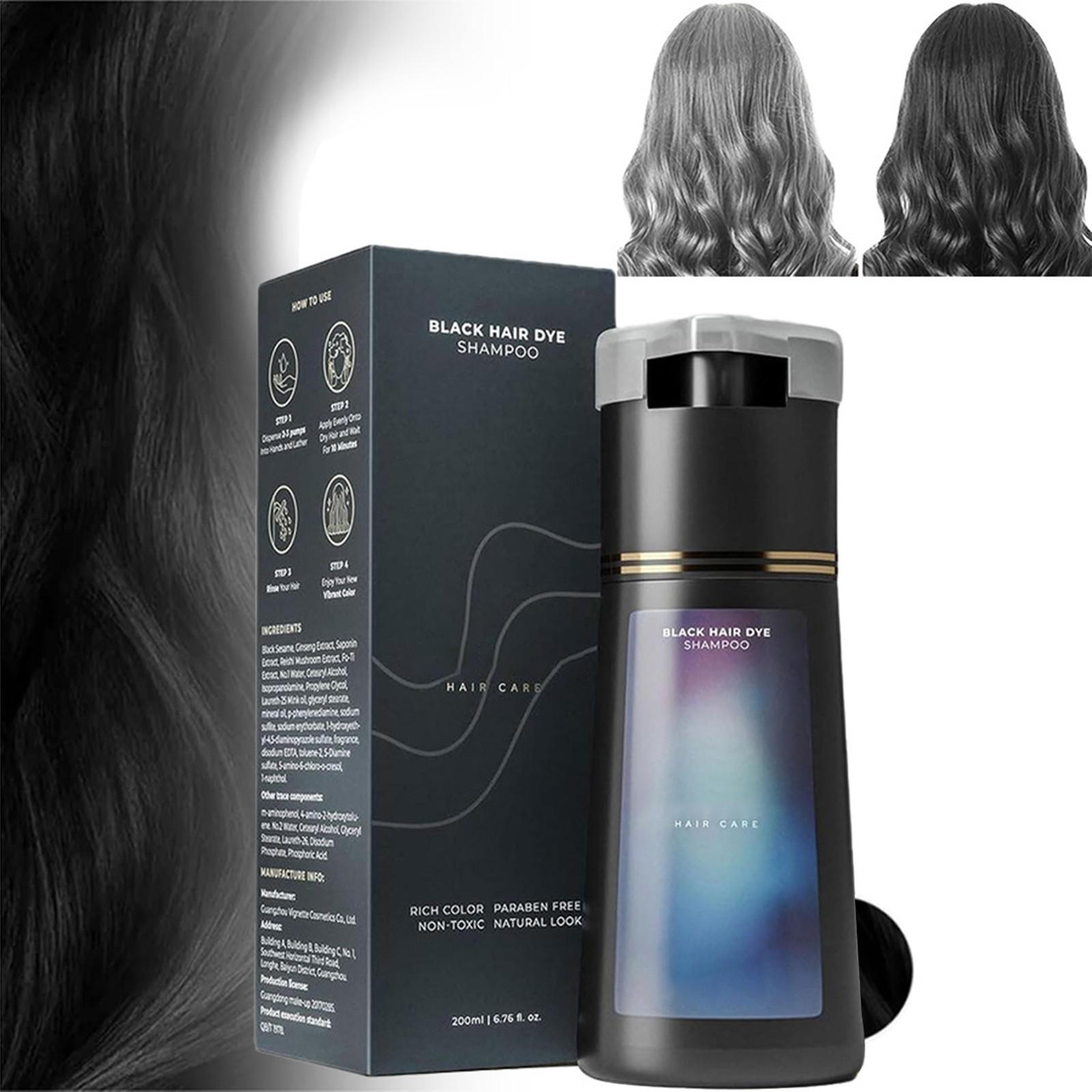 

Hair Shampoo COLOR SHAMPOO Bubble Color Hair , A Color Plant , Foam Hair , Hairdressing 200ml One Size чёрный