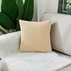 Waterproof Solid Color Jacquard Pillow Cover for Sofa Office Waist Cushion Cover Home Decorative Pillowcase Decoration 45x45