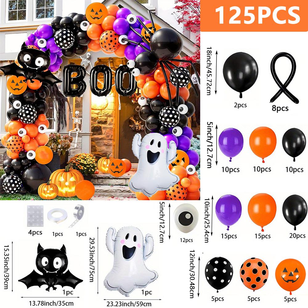 

125-piece Halloween Balloon Arch Set Suitable for Festive Parties Birthday Parties Halloween-themed Events Etc Other