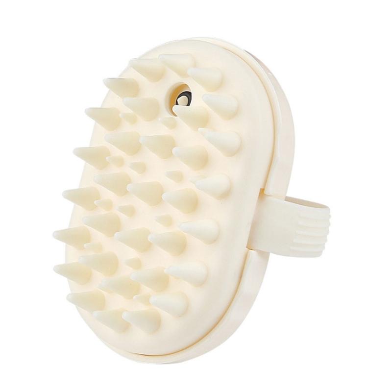 Peeling Scalp Rubber Brush Refillable Plan Double Use For Dry Hair And Wet Bathing Soft Bristles Not Slip Home Fitness Travel