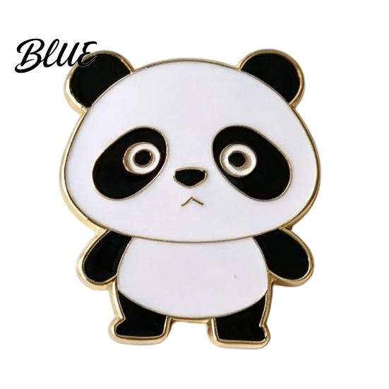 Animal Brooch Enamel Pin Cartoon Cat Dog Panda Lion Design