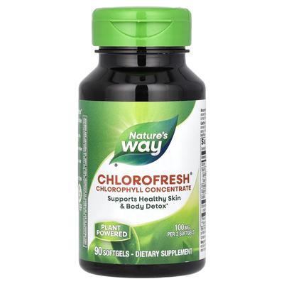 Chlorofresh, Chlorophyllkonzentrat, 100 mg, 90 Kapseln (50 mg pro Kapsel)