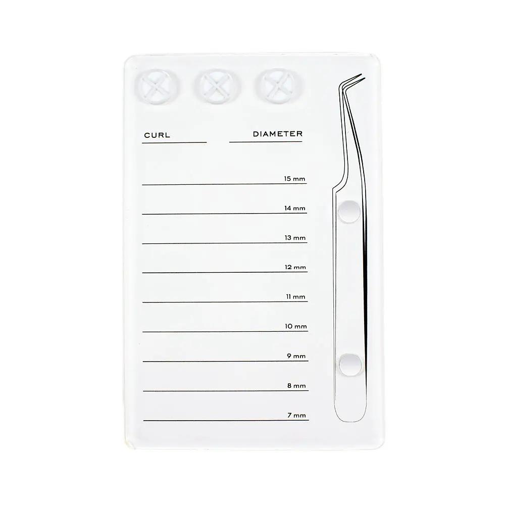 Extension Scale Holder False  Eyelashes Pad Lash Magnetic Makeup Tools makeup  Acrylic Lash Board With Glue Pallet Cup Eyelash
