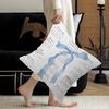 Simple INS Blue Bow Stitch Lucky Dragon Pillow Cover Sofa Cushion Cover Home Room Decoration Children Gift