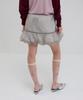Obeodyupeulleeo Organza Layered Mini Skirt_Grey/White