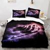 Stampa 3D Fairy Tail Anime Natsu Set Letto Copripiumino Set Letto Copripiumino Federa Piumone king Queen Size Ragazzi Adulti