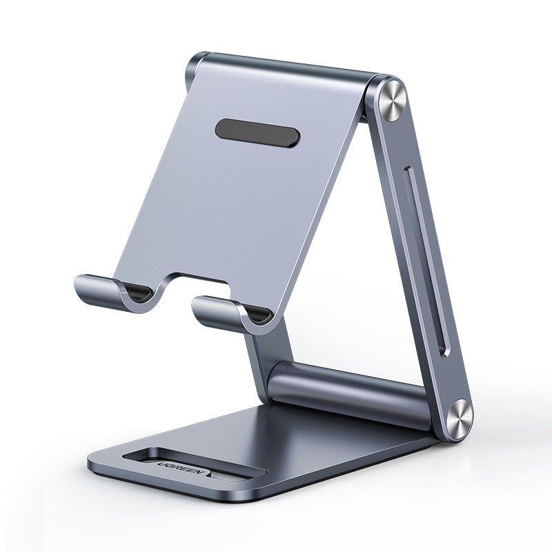Ugreen LP263 Premium Adjustable Aluminum Stand for Smartphones & Tablets - Space Gray Finish