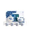 Dehua white porcelain Kung Fu tea set, a complete set of gift boxes, business gifts, cost-effective souvenirs