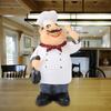 American Vintage Country Happy Chef Resin Figurine Home Restaurant Cafe Tablet Decor (71110‑04)