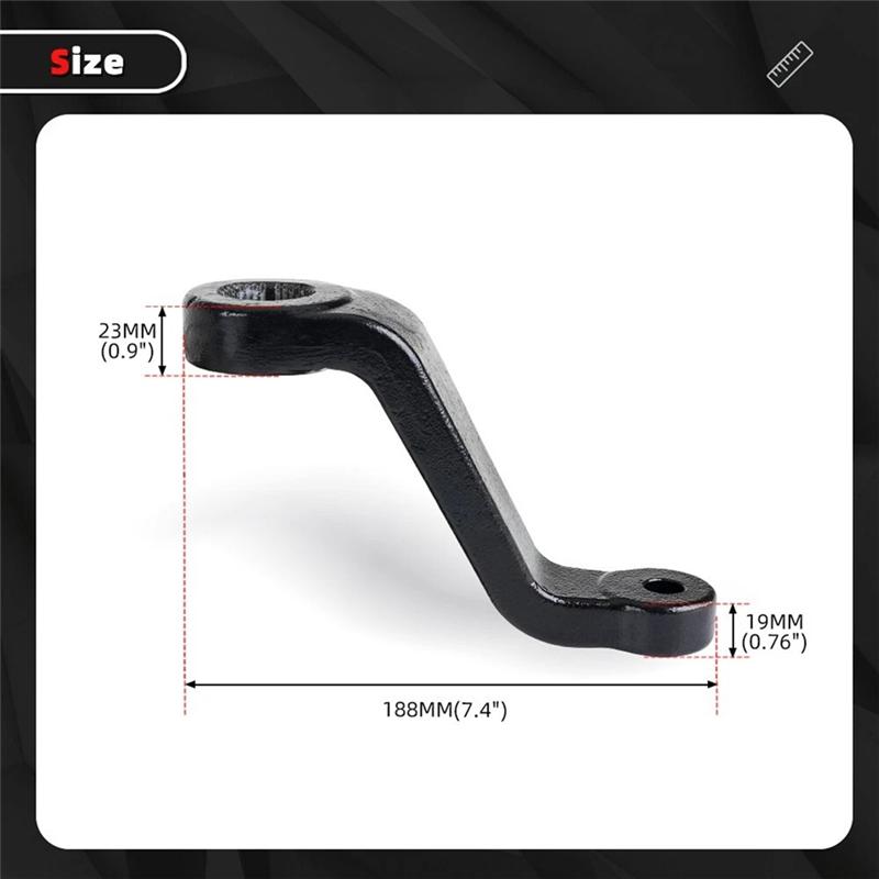 Durable-Arm 6605 Drop Pitman Kit For Jeep Wrangler TJ YJ 87-06 Cherokee XJ Comanche MJ 84-01