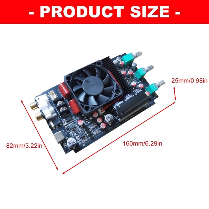 TPA3255 Base 600W Mono Subwoofer Amplifier Board Featuring PurePath Clear And Low Leakage Inductors