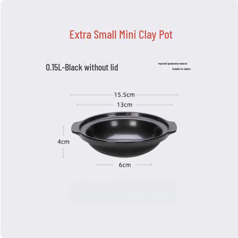 LIEI Commercial Ceramic Shallow Casserole Pot
